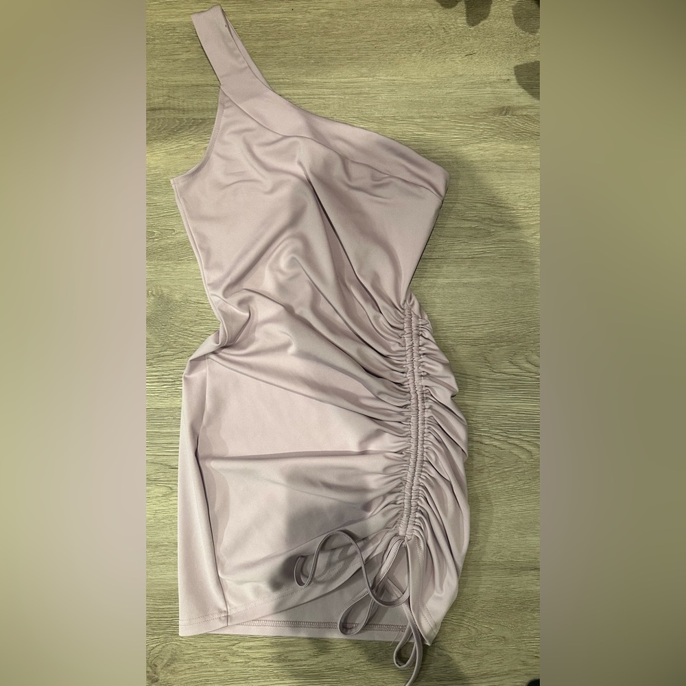 One shoulder Knot Bodycon Dress
